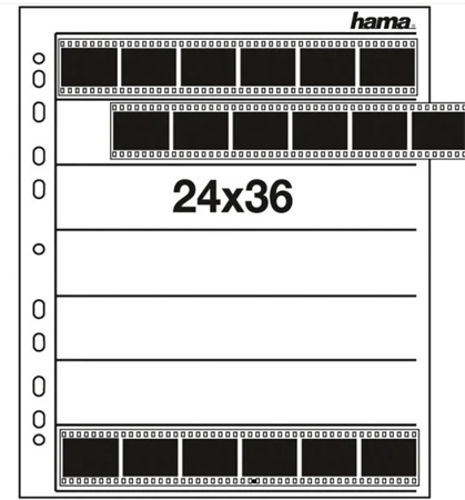 HAMA Pro Negativfickor 135/7x6/100-pack